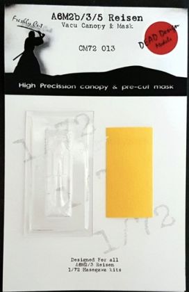 1:72 A6M2b/3/5 Vacu Canopy & Mask Hasegawa