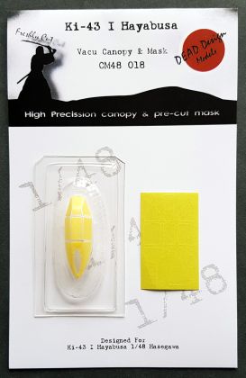 1:48 Nakajima Ki-43-I Vacu Canopy & Mask Hasegawa