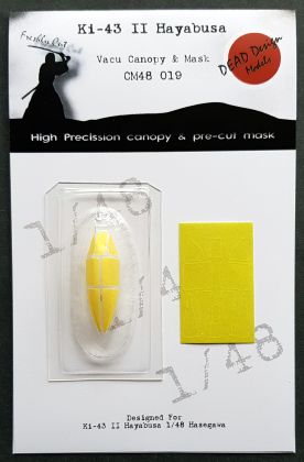 1:48 Nakajima Ki-43-II Vacu Canopy & Mask Hasegawa