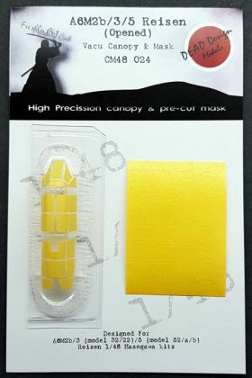 1:48 A6M2b/3/5 Reisen Vacu Canopy & Mask Opened Hasegawa