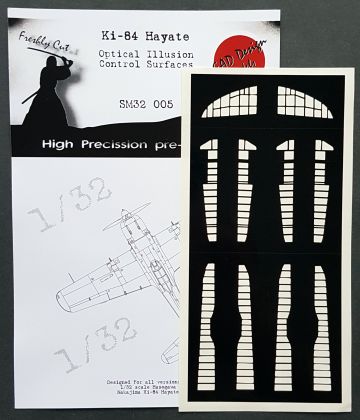 1:32  Nakajima Ki-84 Hayate Control Surfaces Hasegawa