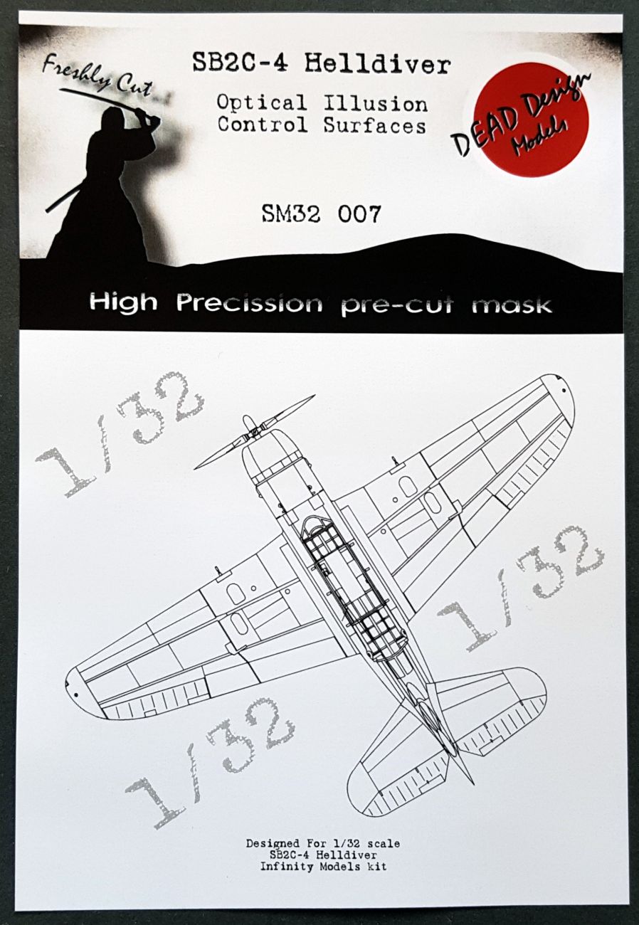 1:32 SB2C-4 Helldiver - Optical Illusion Control Surfaces for Infinity Models