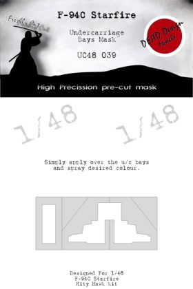 1:48 F-94C Starfire undercarriage wheel bay paint mask