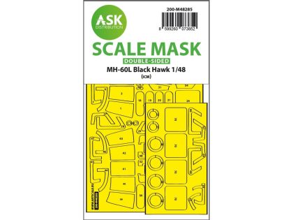 1:48 MH-60L Black Hawk double-sided express fit mask for ICM
