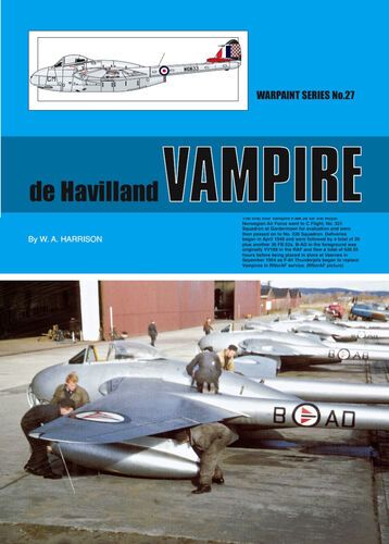 de Havilland Vampire by W A Harriosn