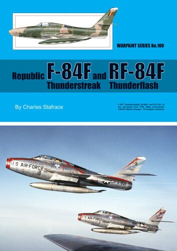 Republic F-84F Thunderstreak and RF-84F Thunderflash by Charles Stafrace