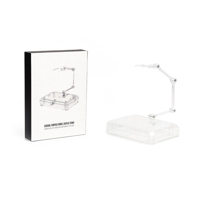 UMS-01CR General Purpose Model Display Stand (Clear)