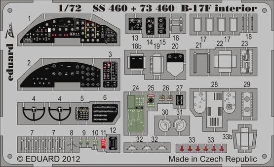 1:72 B-17F interior