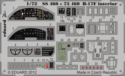 1:72 B-17F interior