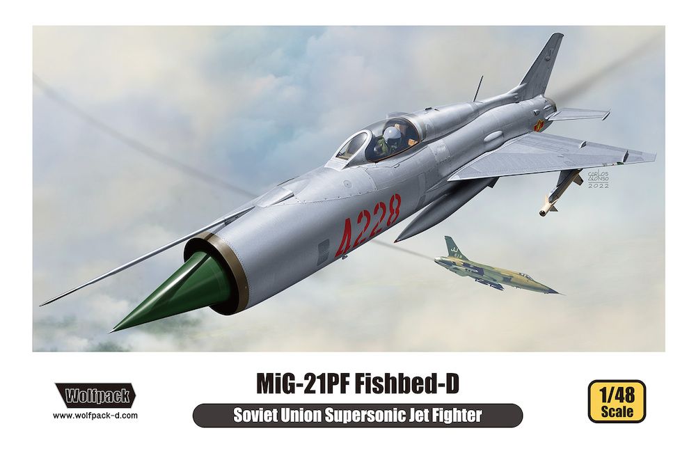 1:48 MiG 21PF Fishbed D Soviet Union Supersonic Jet fighter