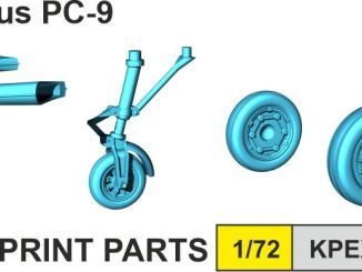 1:72 PC-9 Wheels and exhausts