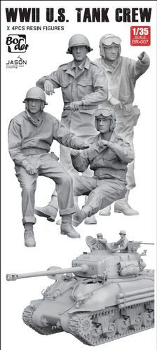 1:35 US WWII Tank Crew (4 figures)