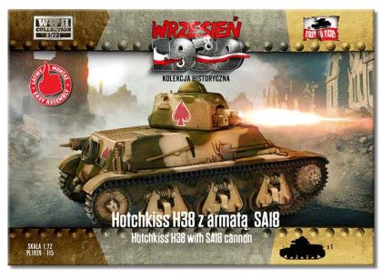 1:72 Hotchkiss H38 with SA18 cannon