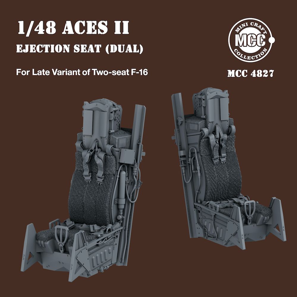 1:48  ACES II Ejection Seats for F-16 Two-seat Variant Late (2pcs)