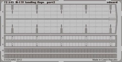 1:72 B-17F Flying Fortress landing flaps