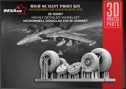 1:32 F-18 Hornet wheel set