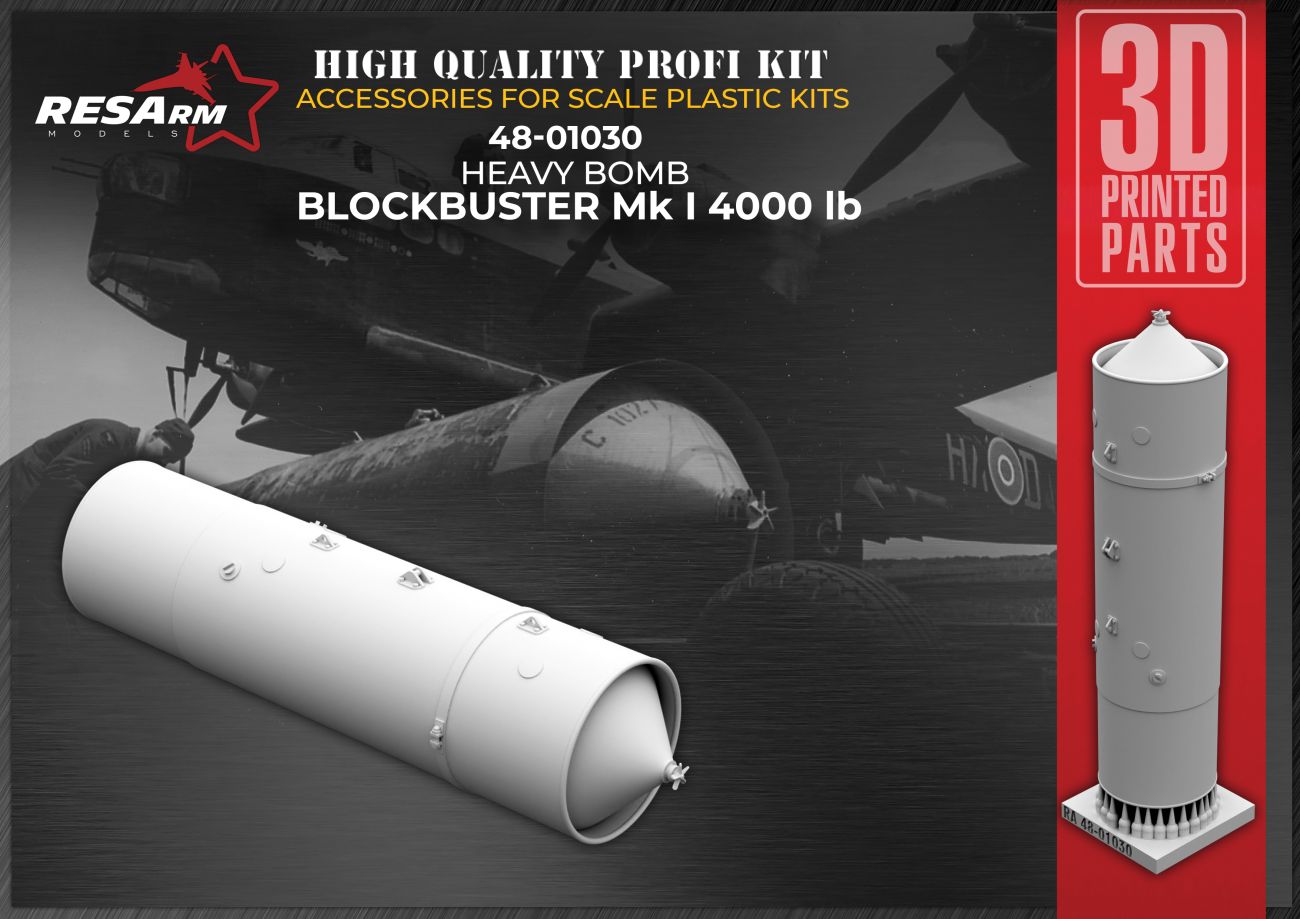 1:48 Blockbuster Mk I 400 Lb heavy bomb