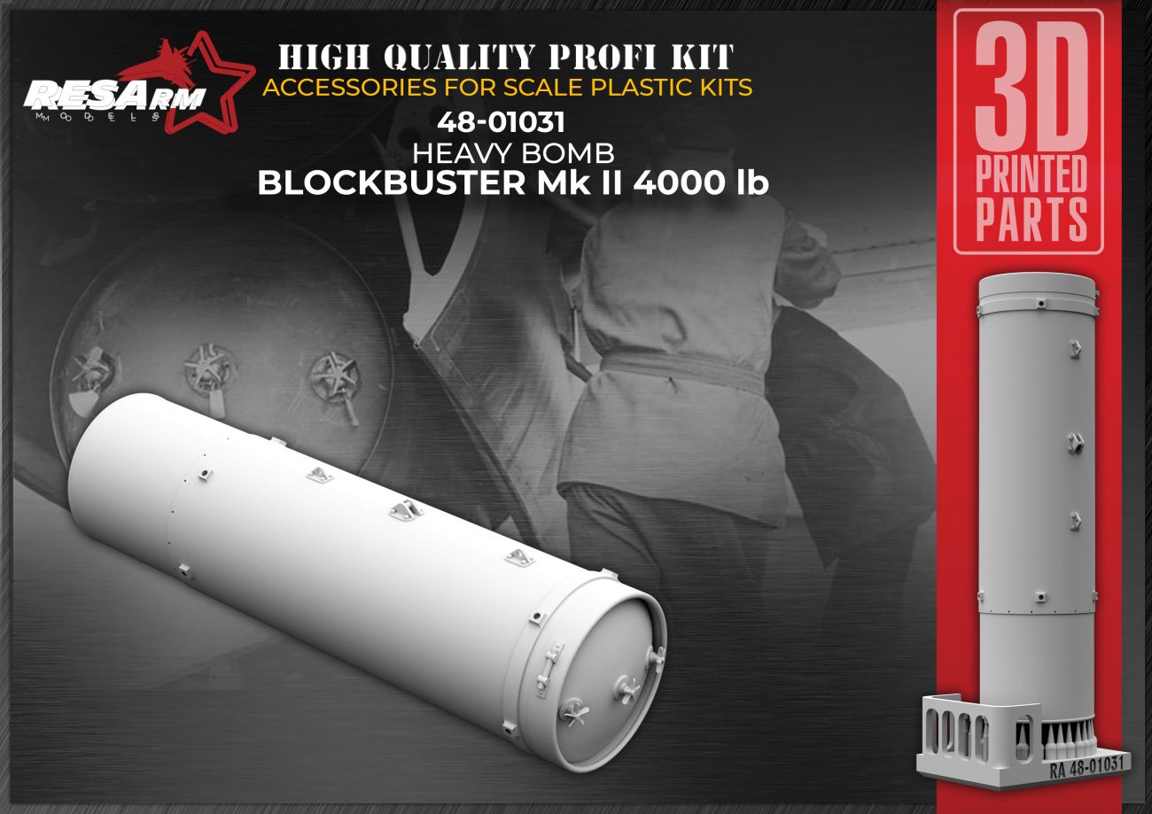 1:48 Blockbuster Mk II 400 Lb heavy bomb