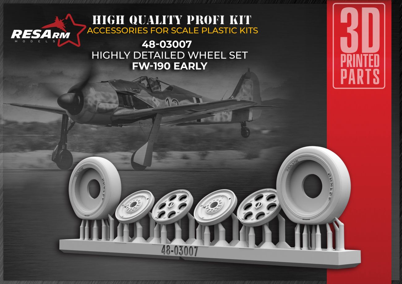 1:48 Wheels for FW-190 EARLY (under load)