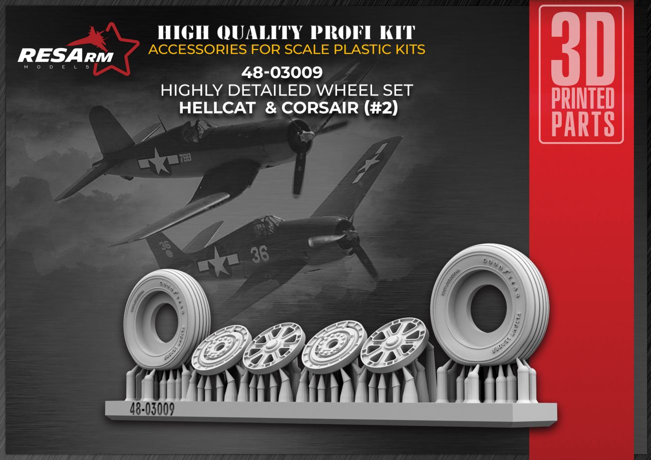 1:48 HELLCAT CORSAIR / var2 Wheels under load
