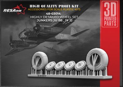 1:48 Ju-88 v.2 Wheels under load