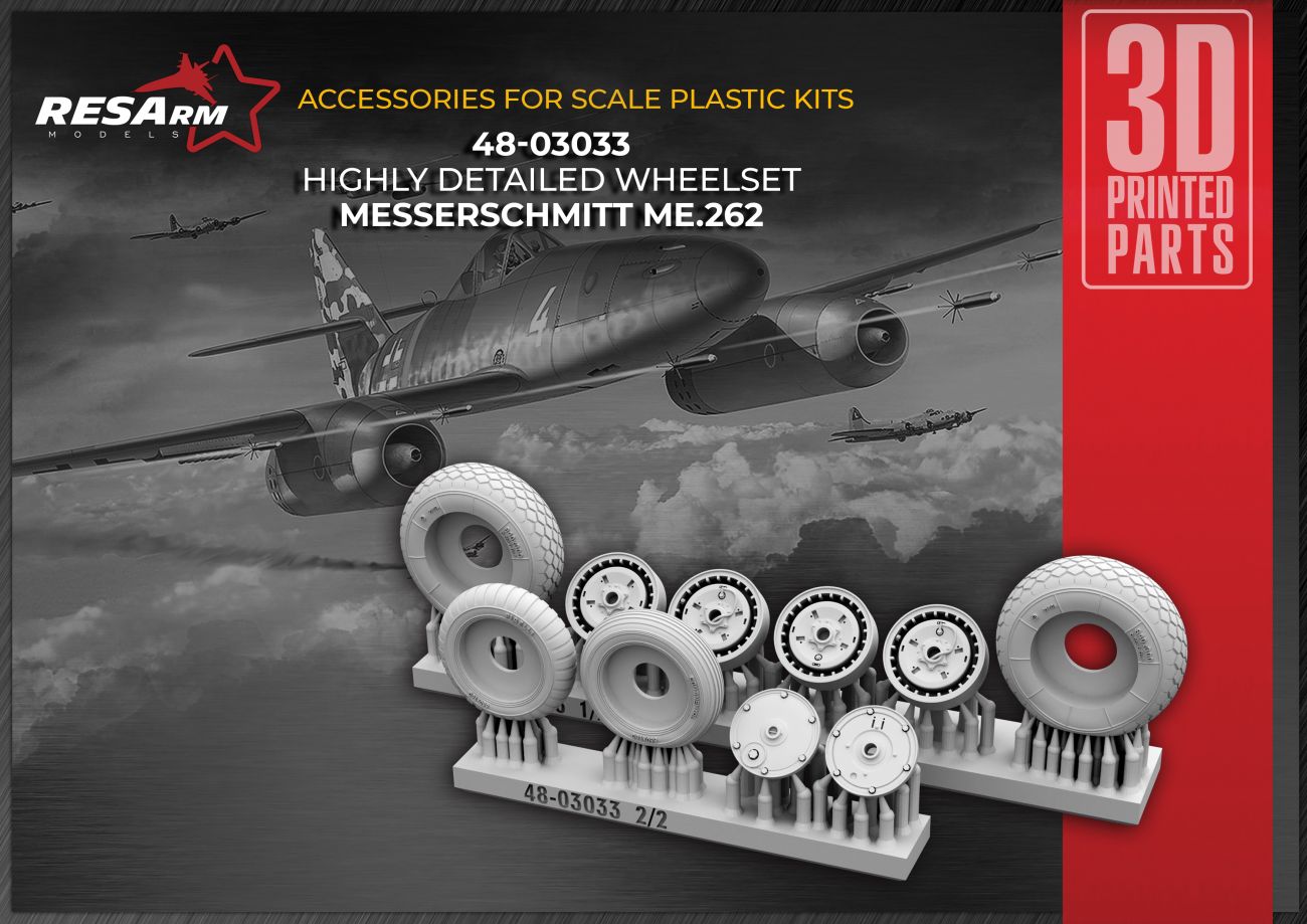 1:48 Ме-262 Wheels under load