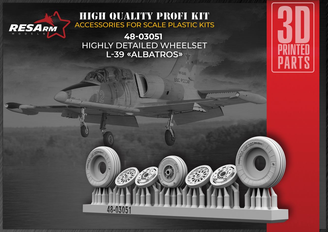 1:48 L-39 «ALBATROS» Wheels under load