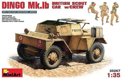 1:35 DINGO Mk.Ib British Scout Car with crew