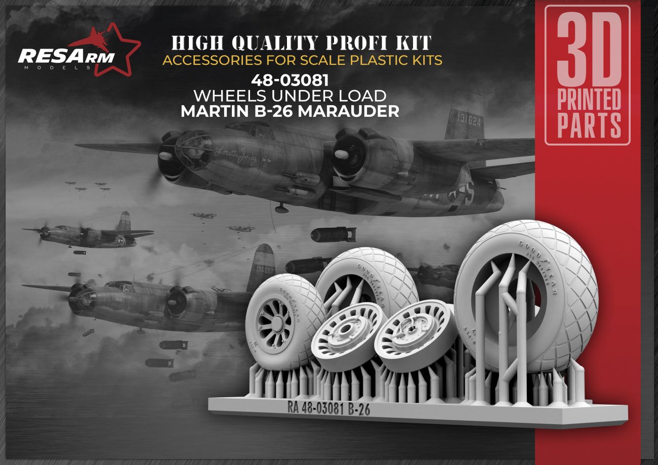 1:48 Martin B-26 Marauder under load (late)