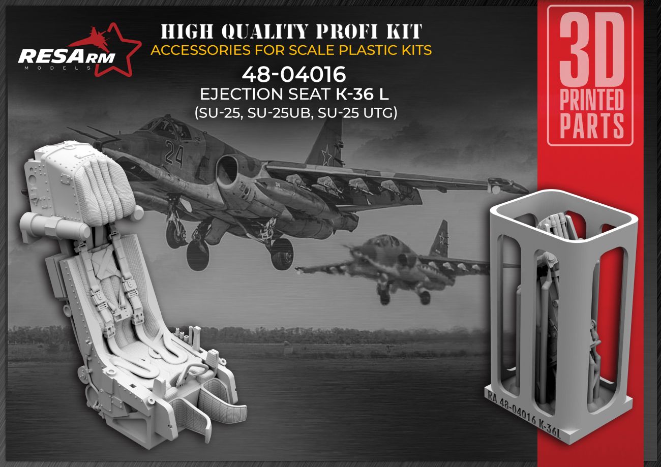 1:48 Ejection seat K-36 L, for (Su-25/UB/UTG)