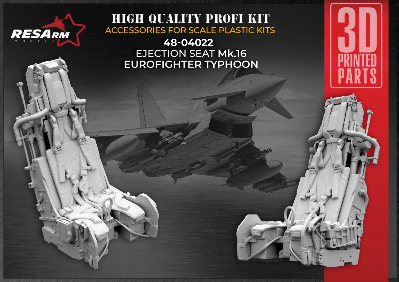 1:48 Eurofighter Typhoon catapult seat