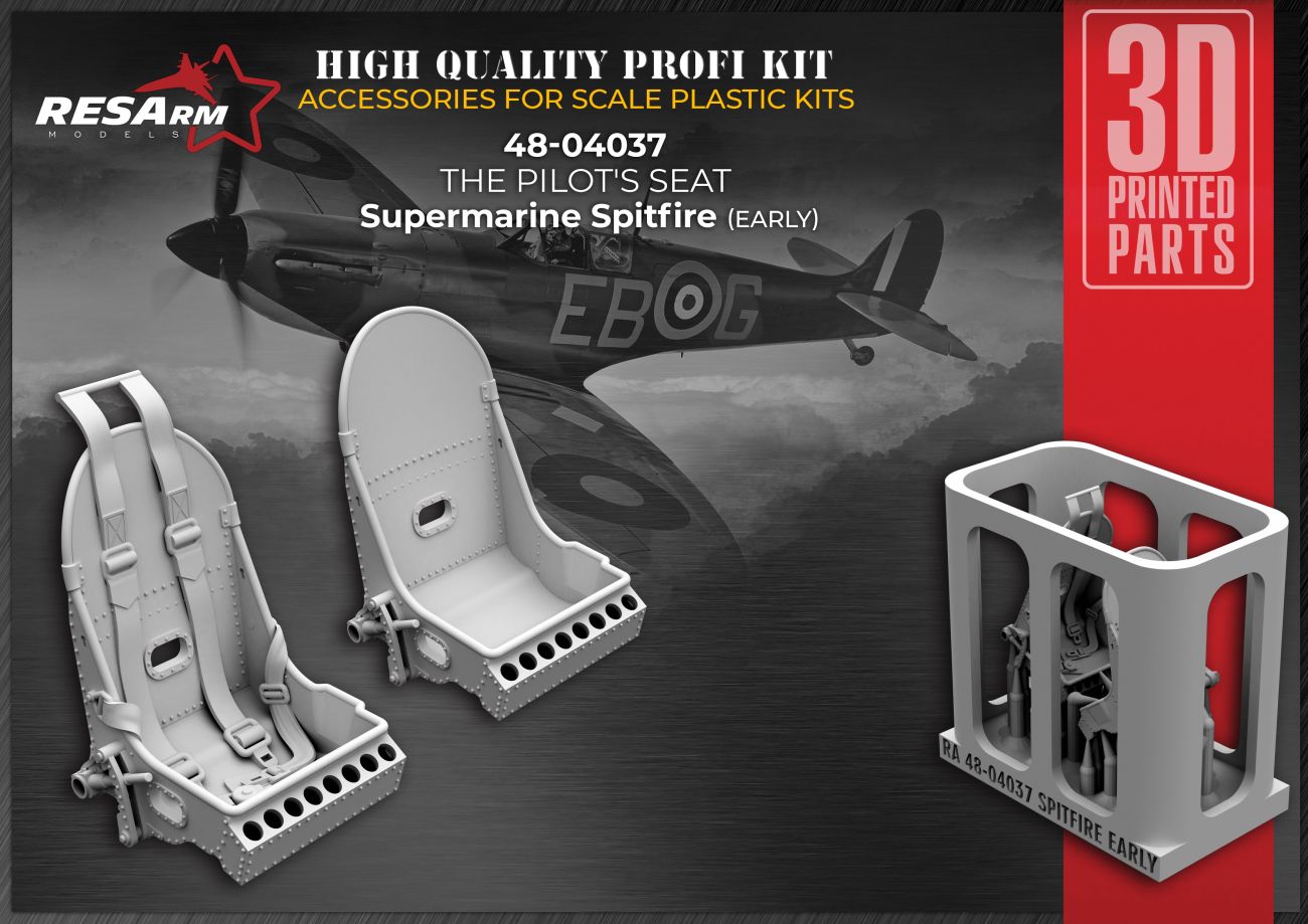 1:48 The pilot seat Spitfire Early