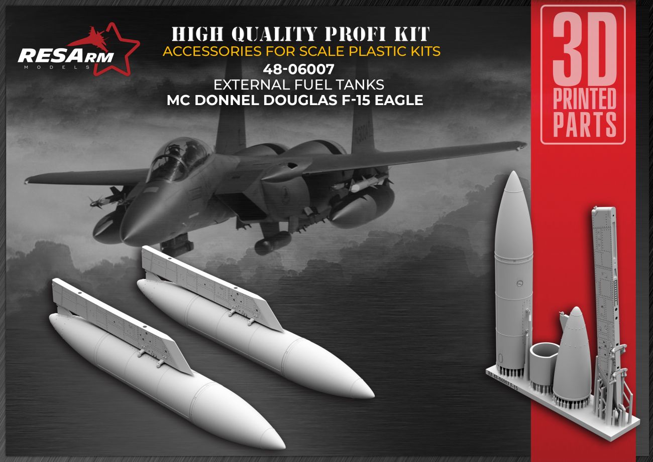 1:48 Additional MC Donnel Douglas F-15 Eagle fuel tanks