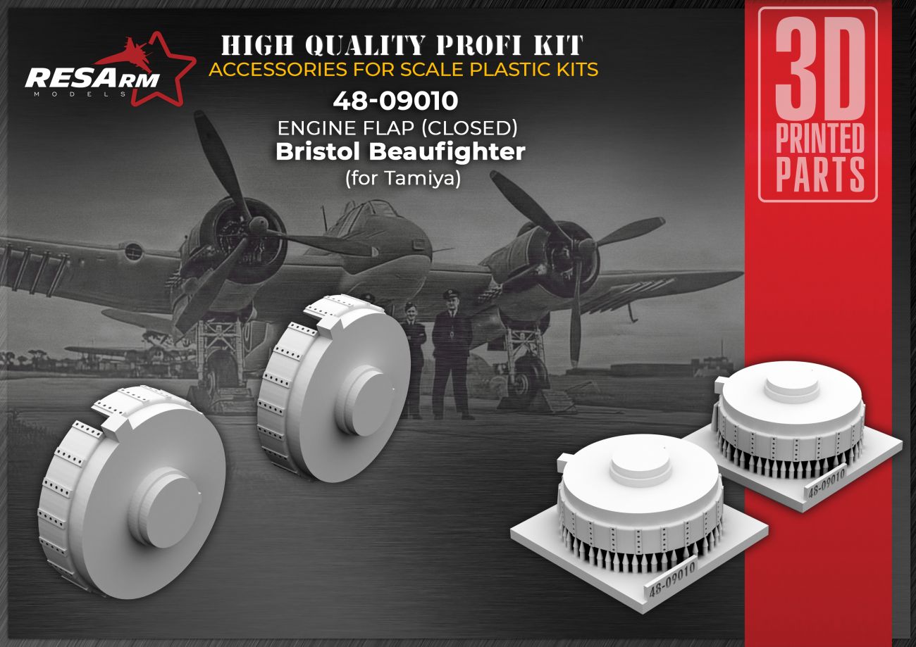 1:48 Engine Flap (close) BRISTOL BEAUFIGHTER