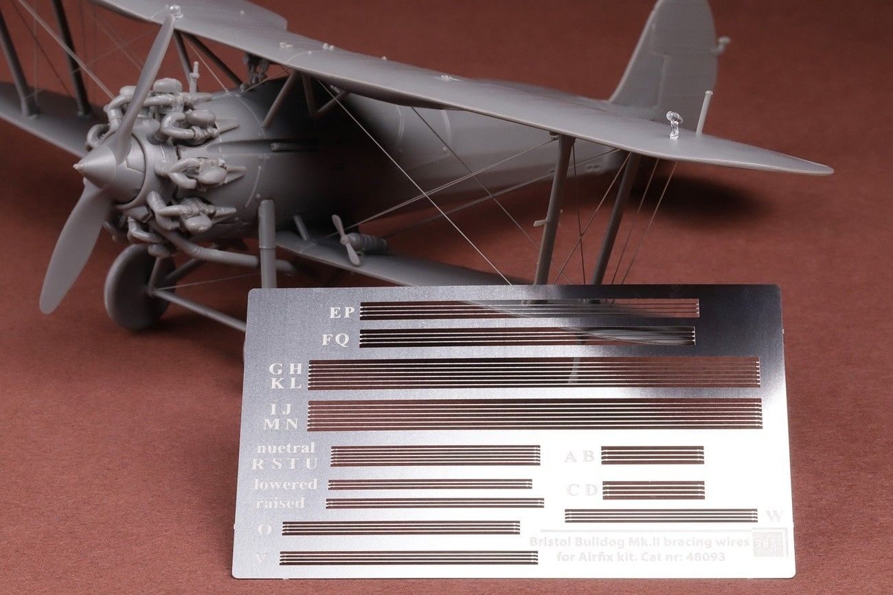 1:48 Bristol Bulldog Mk.II rigging wire set for Airfix