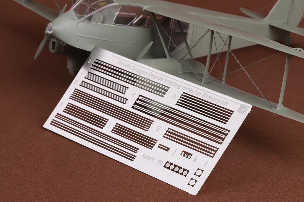 1:48 de Havilland Rapide rigging set