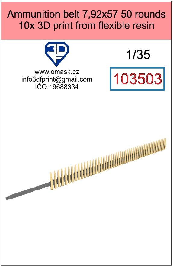 1:35 ammunition belt 7.92x57