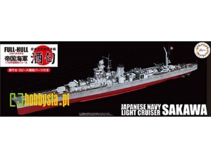 1:700 Ijn Light Cruiser Sakawa - Full Hull Model