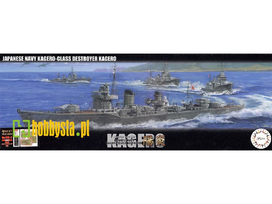 1:350 Ijn Kagero Class Destroyer Kagero With Crew & Photo-etched Part