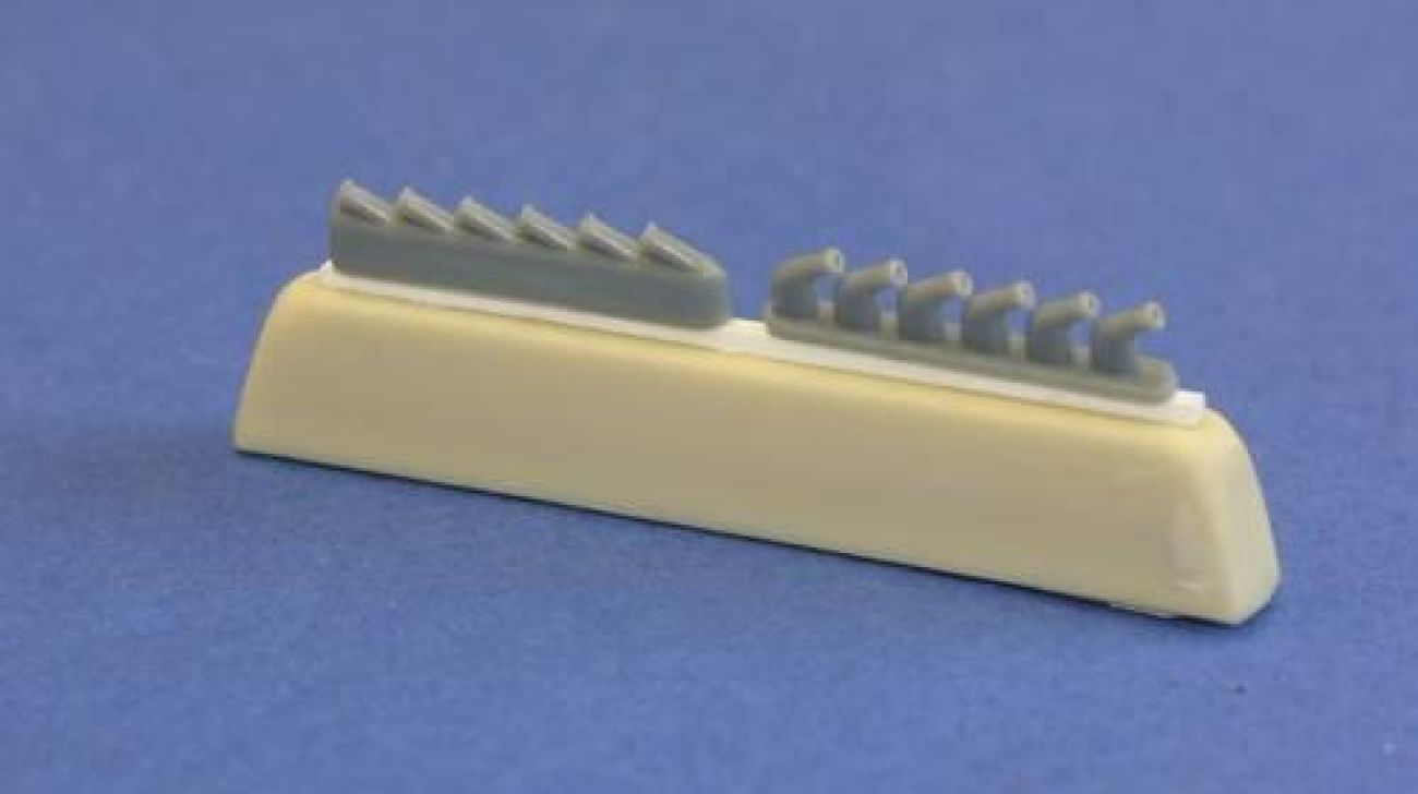 1:72 P-51B/C/D Mustang exhaust for HAS/REV