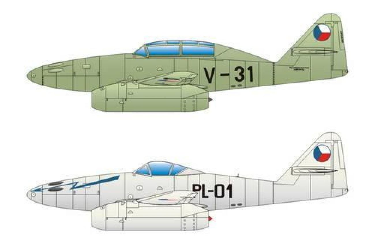 1:72 S-92/CS-92 Decals (Czechoslovakian Me 262A/B)
