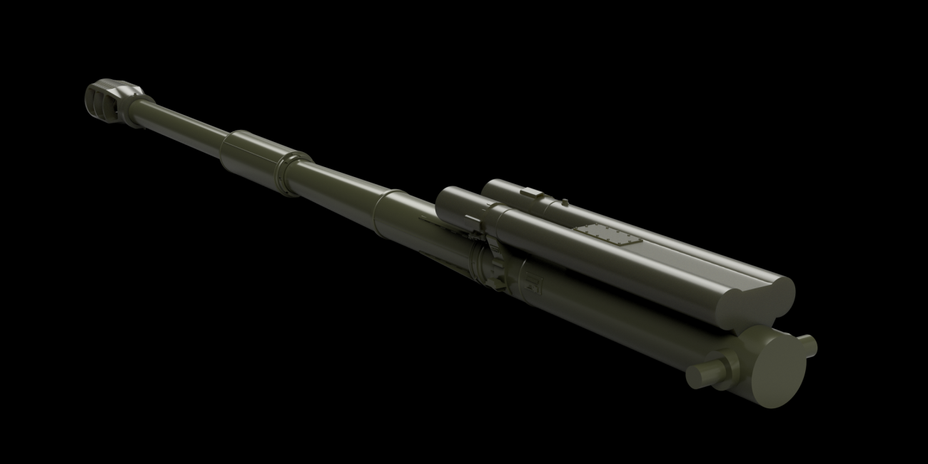 1:35 2S64 Gun barrel for SP Howitzer 2S19-S MSTA