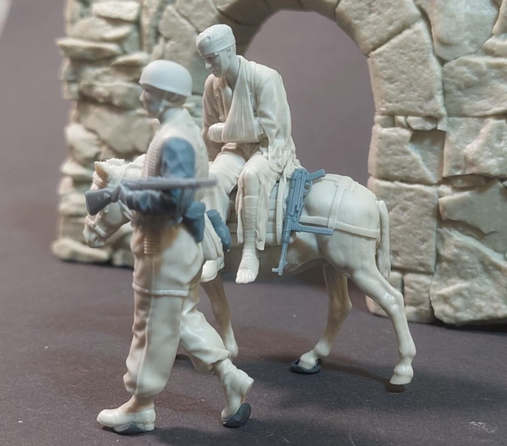 1:35 Wounded Fallschirmjager Set