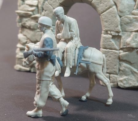 1:35 Wounded Fallschirmjager Set