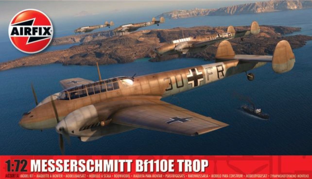 1:72 Messerschmitt Bf-110E/E-2 TROP