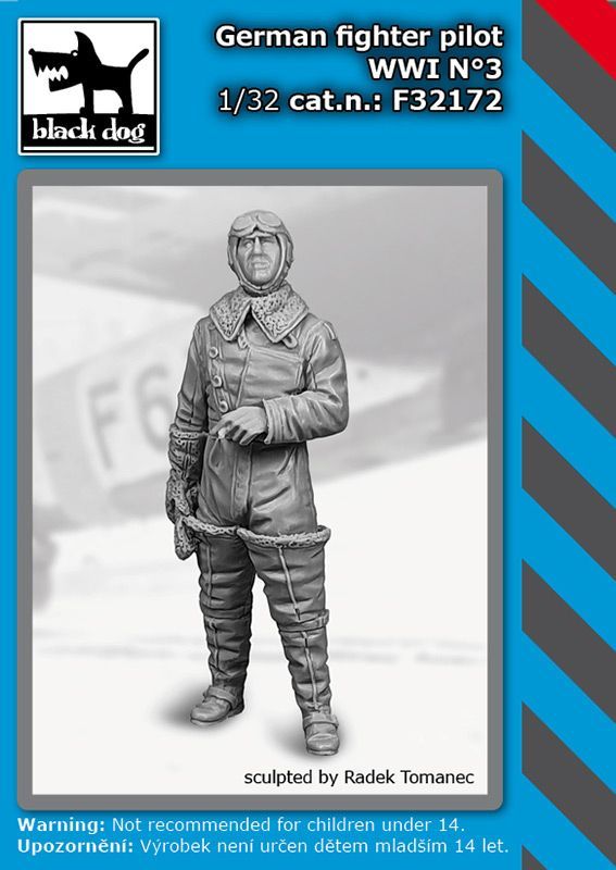1:32 German fighter pilot WW I N°3