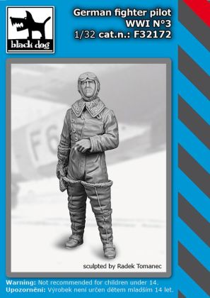 1:32 German fighter pilot WW I N°3