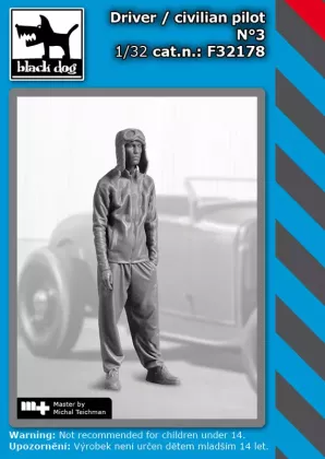 1:32 Driver / civilian pilot N°3