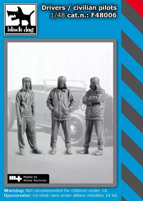 1:48 Drivers / civilian pilots (3 figures)