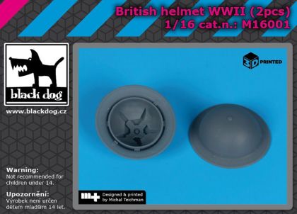 1:16 British helmet WW II ( 2 pcs )